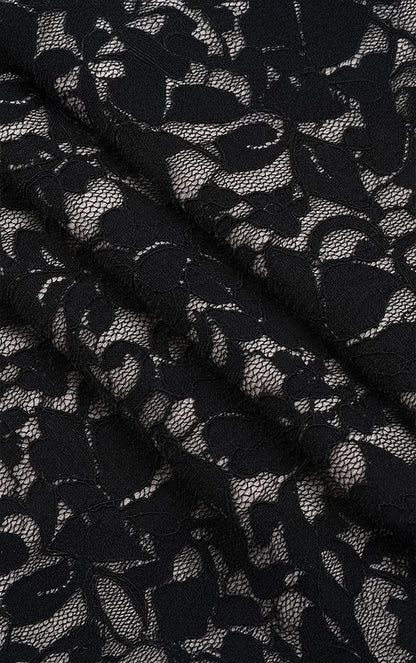 Midnight Autumn Lace Dress